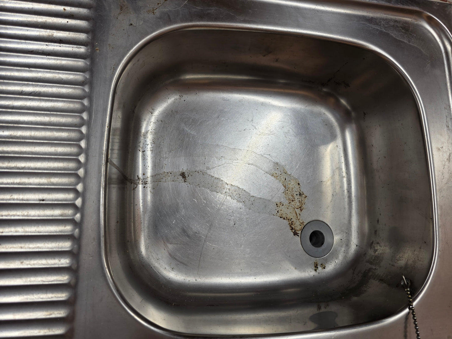Waschbecken Metall 67cm x 43cm Wohnwagen