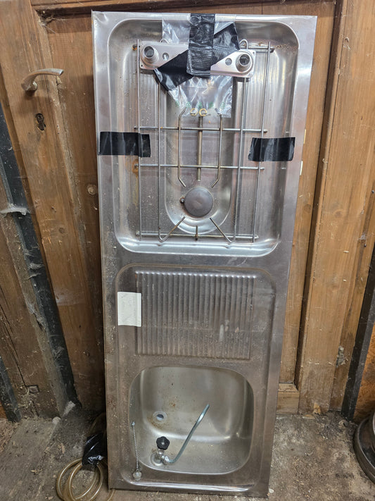Knaus Passat Waschbecken Spüle Kochfeld Metall 120cm x 45cm Wohnwagen