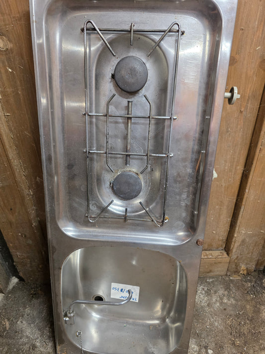 Tabbert Waschbecken Spüle Kochfeld Metall 98cm x 35cm Wohnwagen