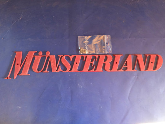 LMC Münsterland Schriftzug Logo Emblem Wohnwagen
