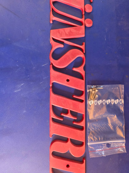 LMC Münsterland Schriftzug Logo Emblem Wohnwagen