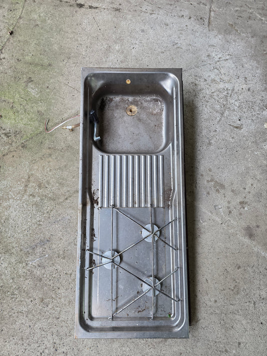 Hobby Prestige 680 Waschbecken 105cm x 52cm Spüle Kochfeld Metall Wohnwagen
