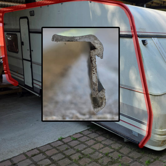 LMC 530P Kantenschiene Formteil Kederleiste Kederschiene Wohnwagen