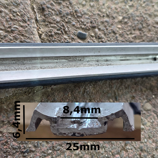 Knaus Passat Zierleiste Kederleiste Silber Kederschiene Wohnwagen